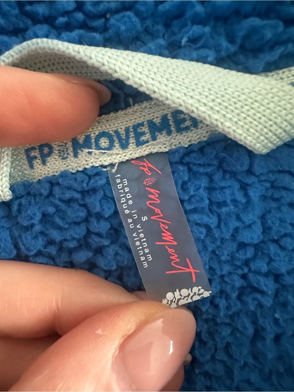 FP Movement by Free People Bright Blue Half-Zip Pullover - Picture 5 of 7